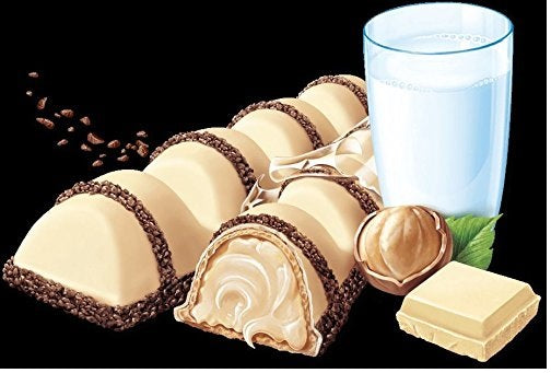 KINDER BUENO WHITE 2 bars per Pack, Full Box Of 30 x 43g