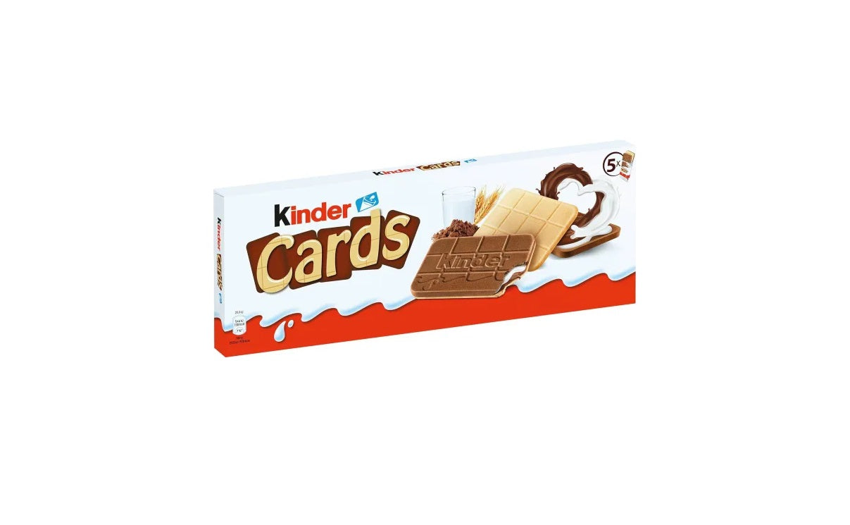Kinder Cards Chocolate Biscuits 128g
