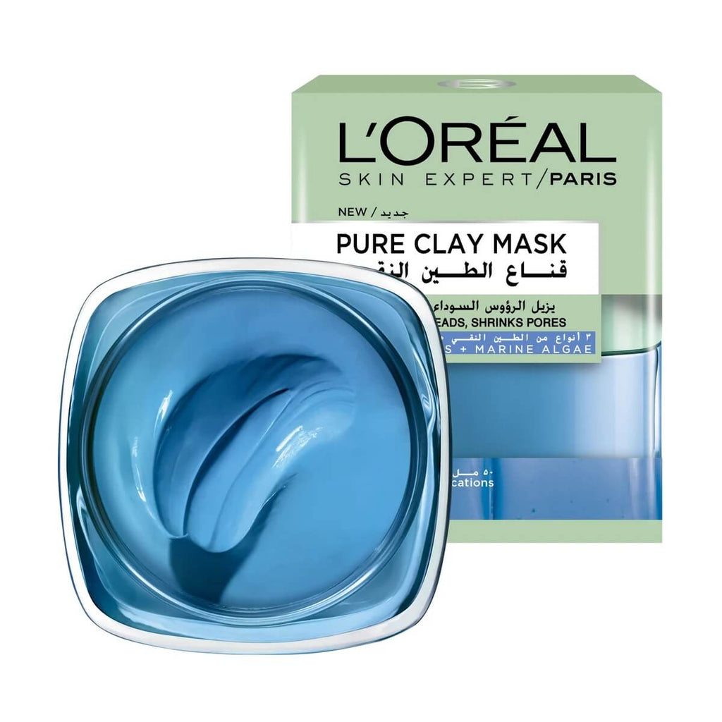 L'Oreal Paris Pure Clay Algae Anti Blemish with Marine Algae Mask 50ml