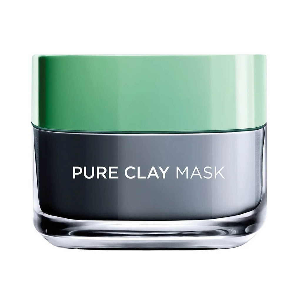 L'Oreal Paris Skin Care Pure Clay Black Mask Detoxifies & Clarifies 50ml