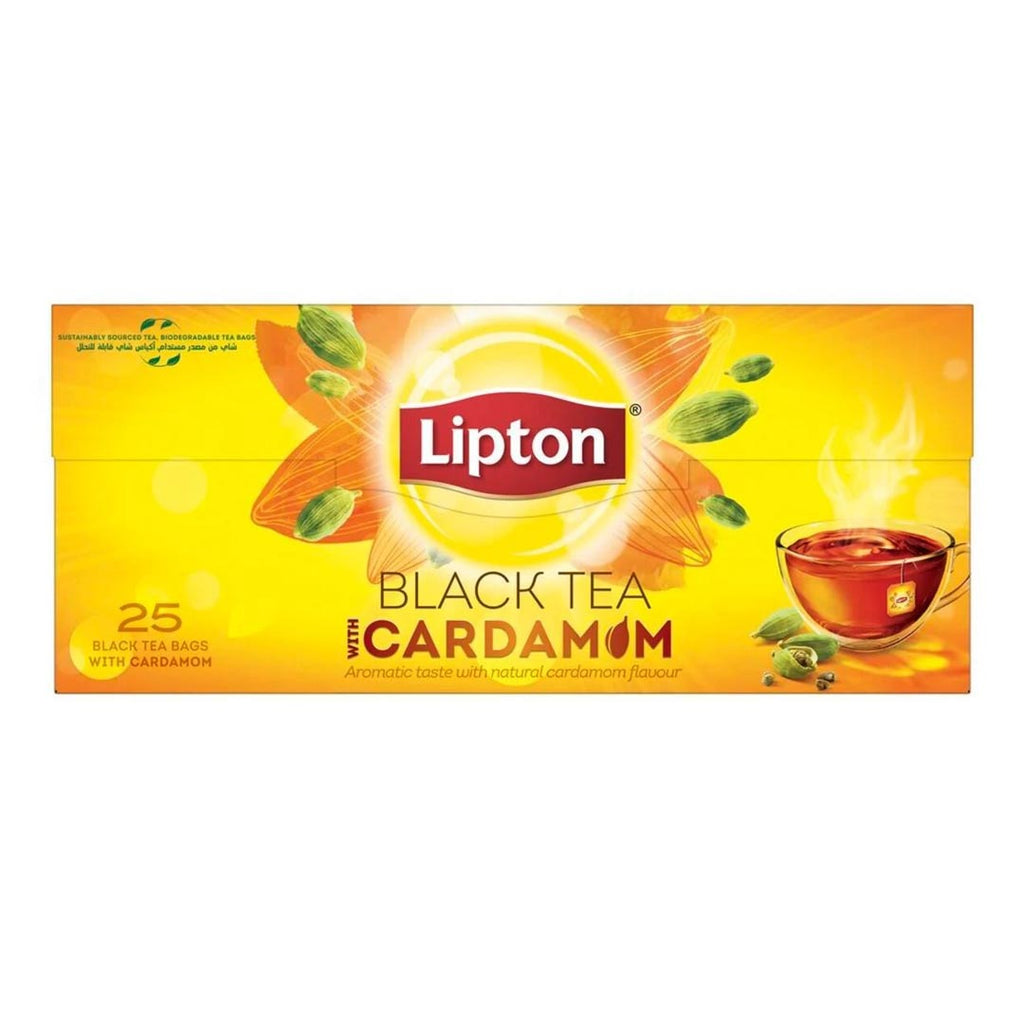 Lipton Flavoured Black Tea Cardamom 25 Teabags