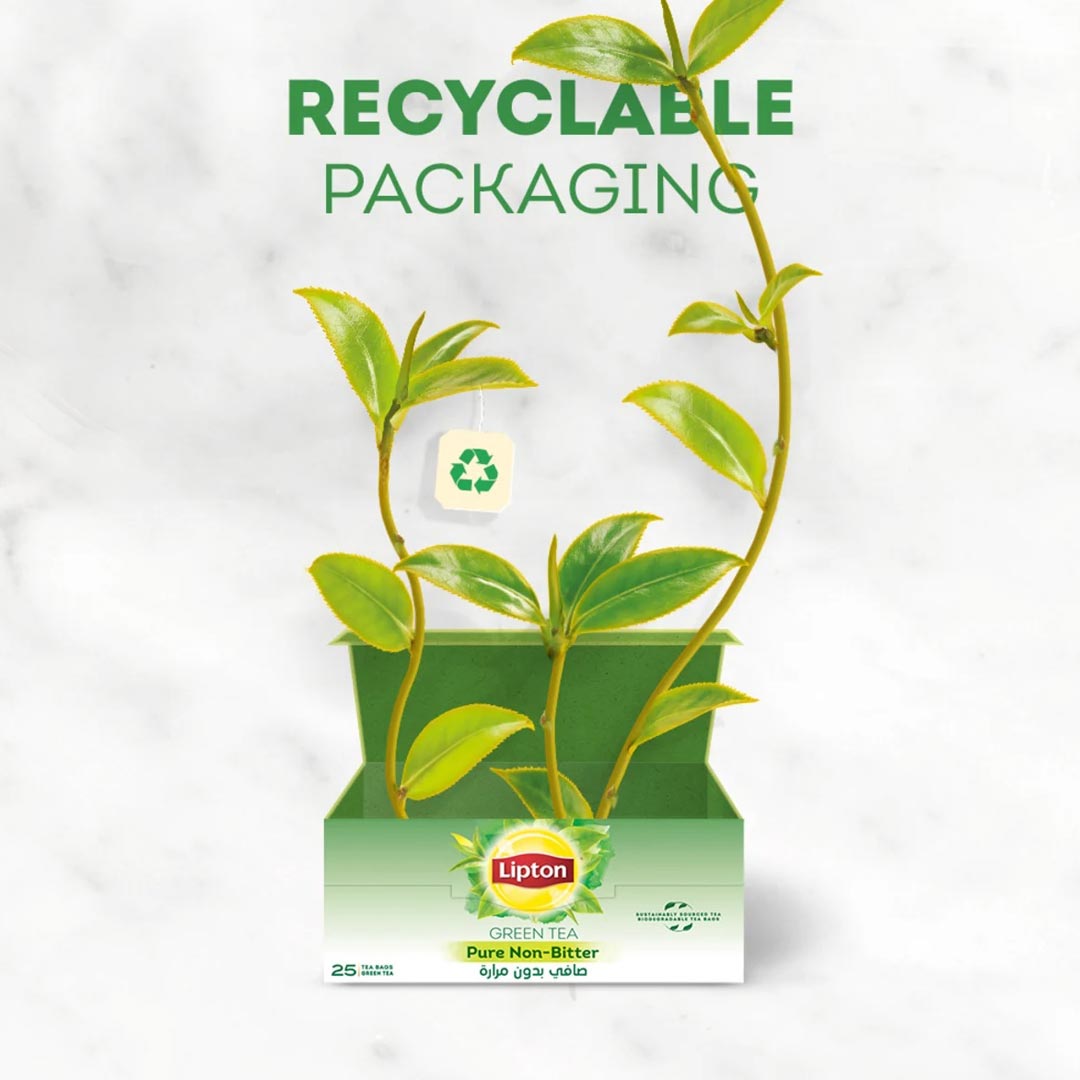 Lipton Green Tea Pure 50 Envelope Tea Bags