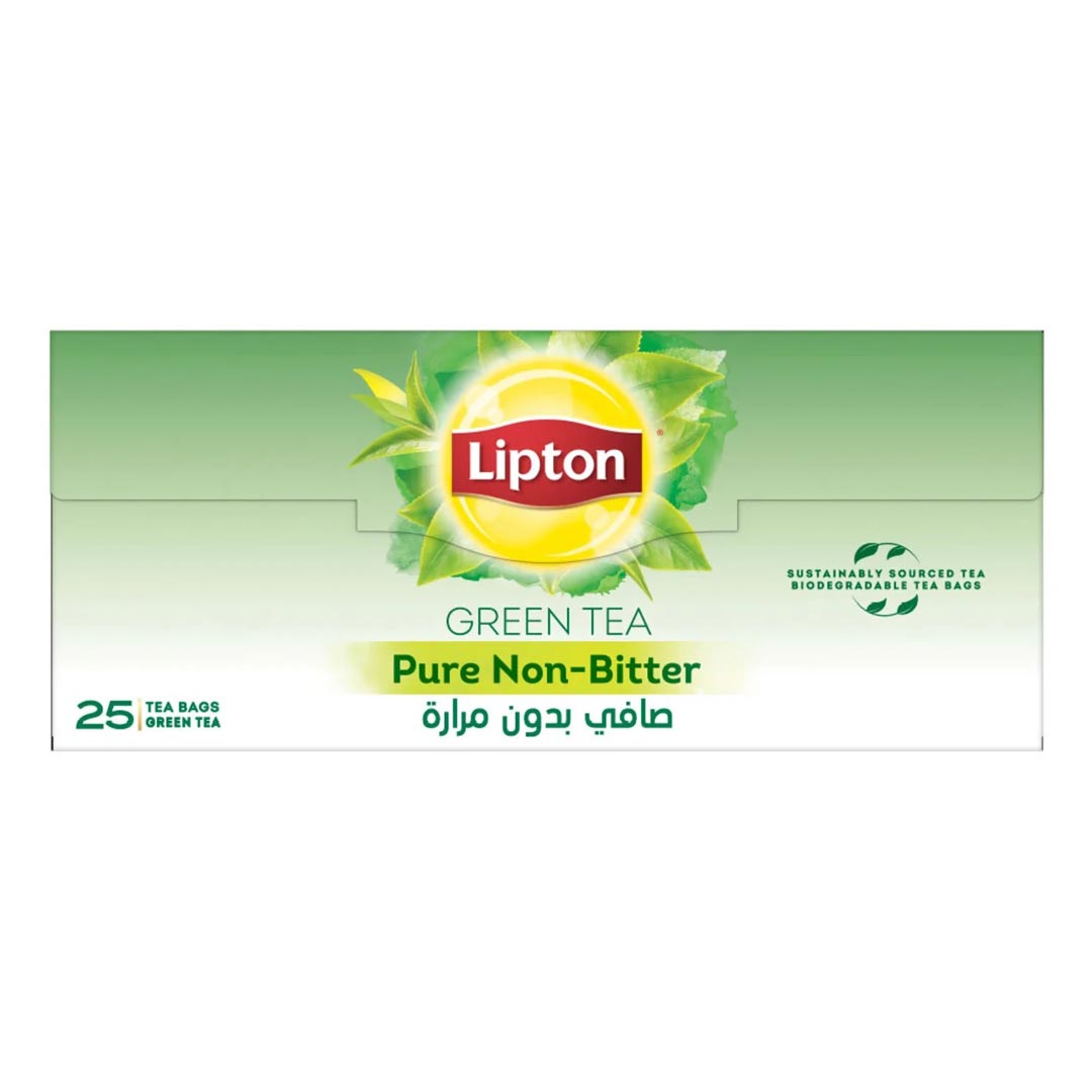 Lipton Green Tea Pure Non Bitter 25 Teabags