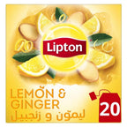 Lipton Herbal Infusion Tea Lemon & Ginger 20 Teabags