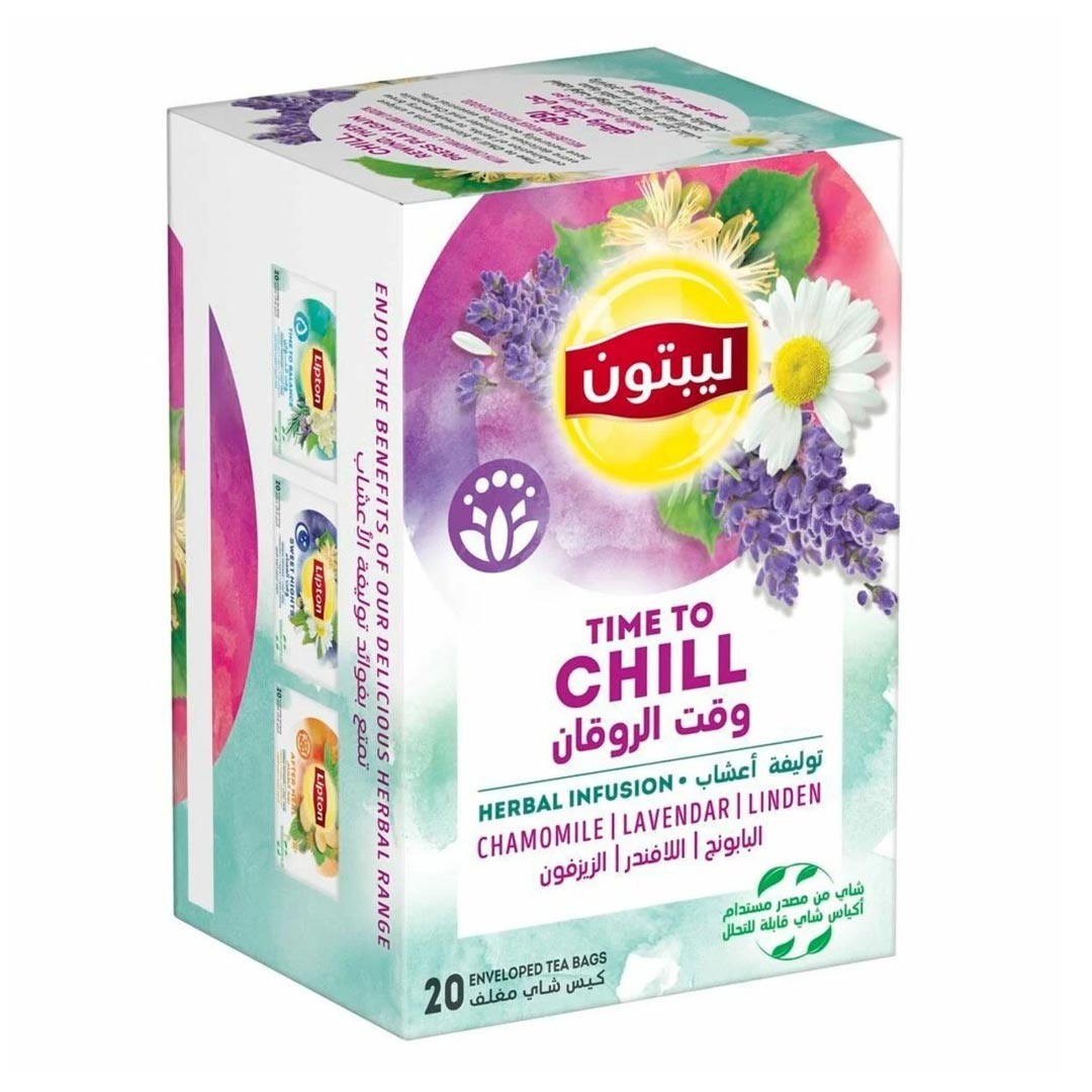 Lipton Time To Chill Herbal Infusion 20 Teabags