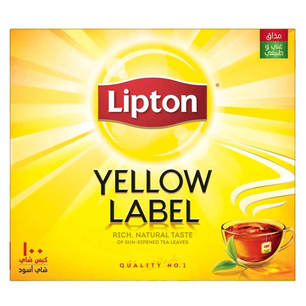 Lipton Yellow Label Black Tea 100 Teabags