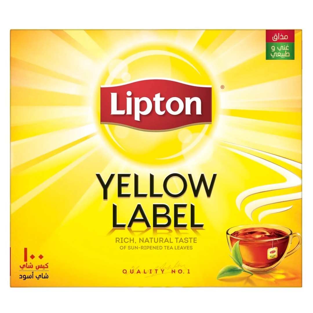 Lipton Yellow Label Black Tea 100 Teabags