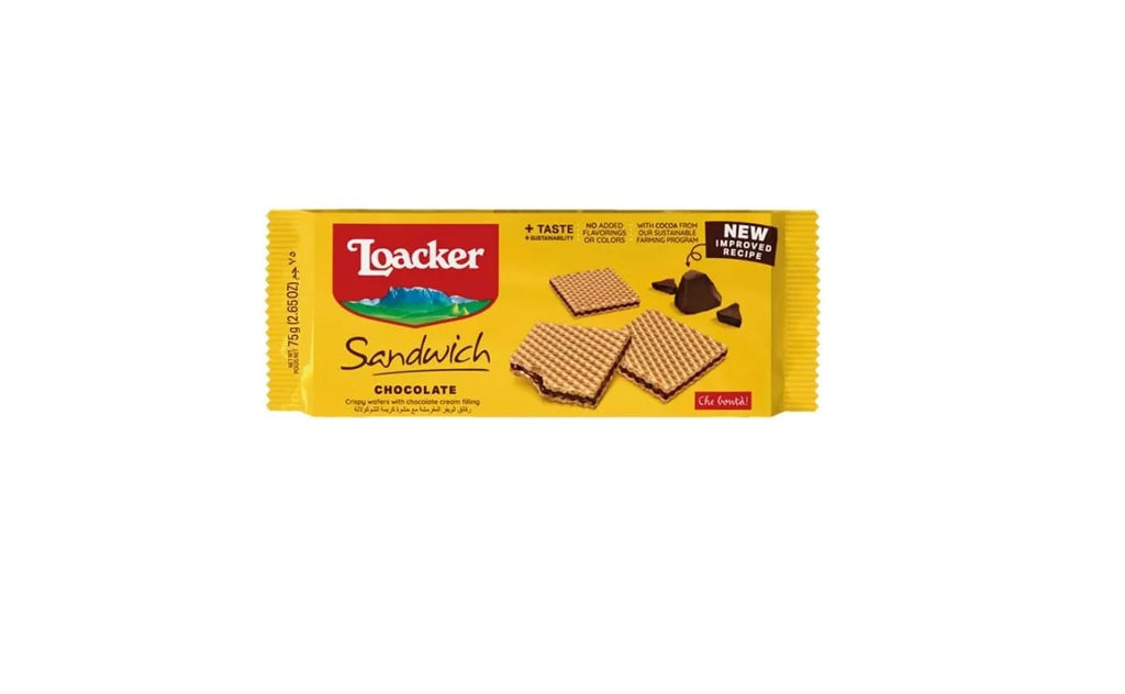 Loacker Chocolate Sandwich, 75 gm