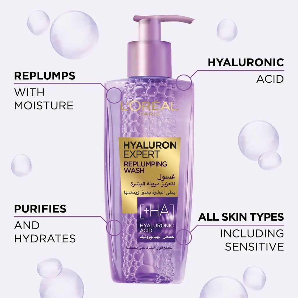 L'oreal Paris Replumping Gel Wash Hyaluron Expert 200ml