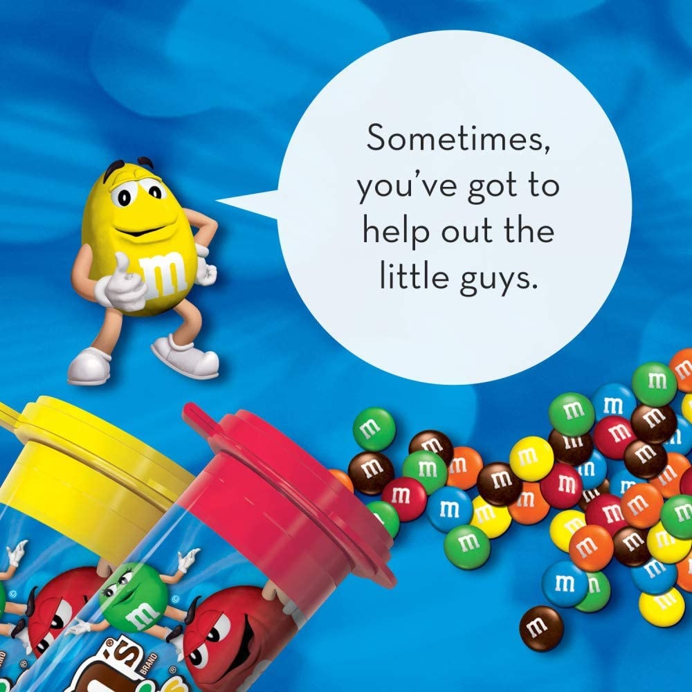 M&M's minis chocolate tube 30.6g 3 pieces