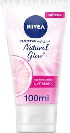 NIVEA Face wash Exfoliating, Natural Glow, Carnitin & Vitamin C, 100ml
