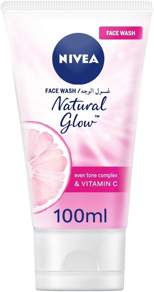 NIVEA Face wash Exfoliating, Natural Glow, Carnitin & Vitamin C, 100ml