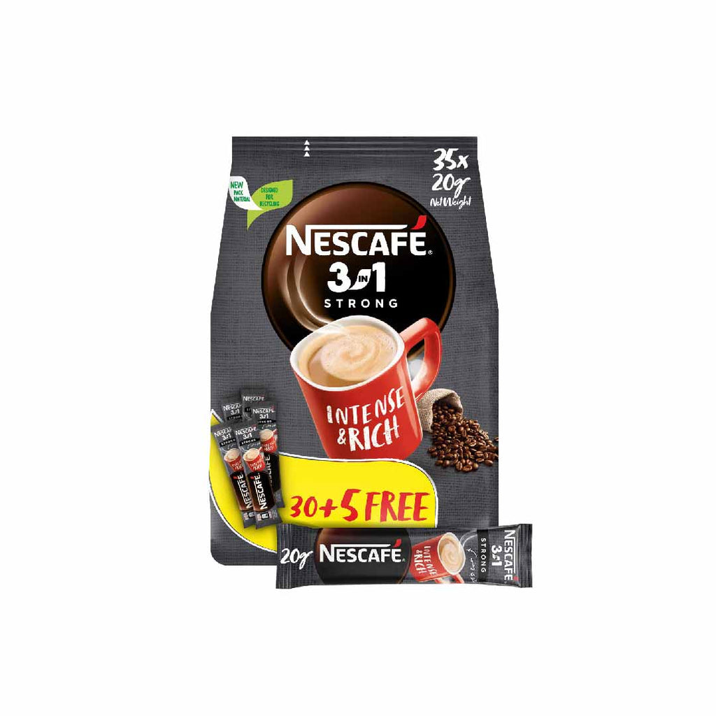 Nescafe 3in1 Intense Instant Coffee Mix Sachet 35 x 20g