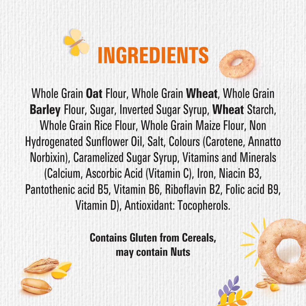 Nestle Cheerios Multi Whole Grains Breakfast Cereal 375g