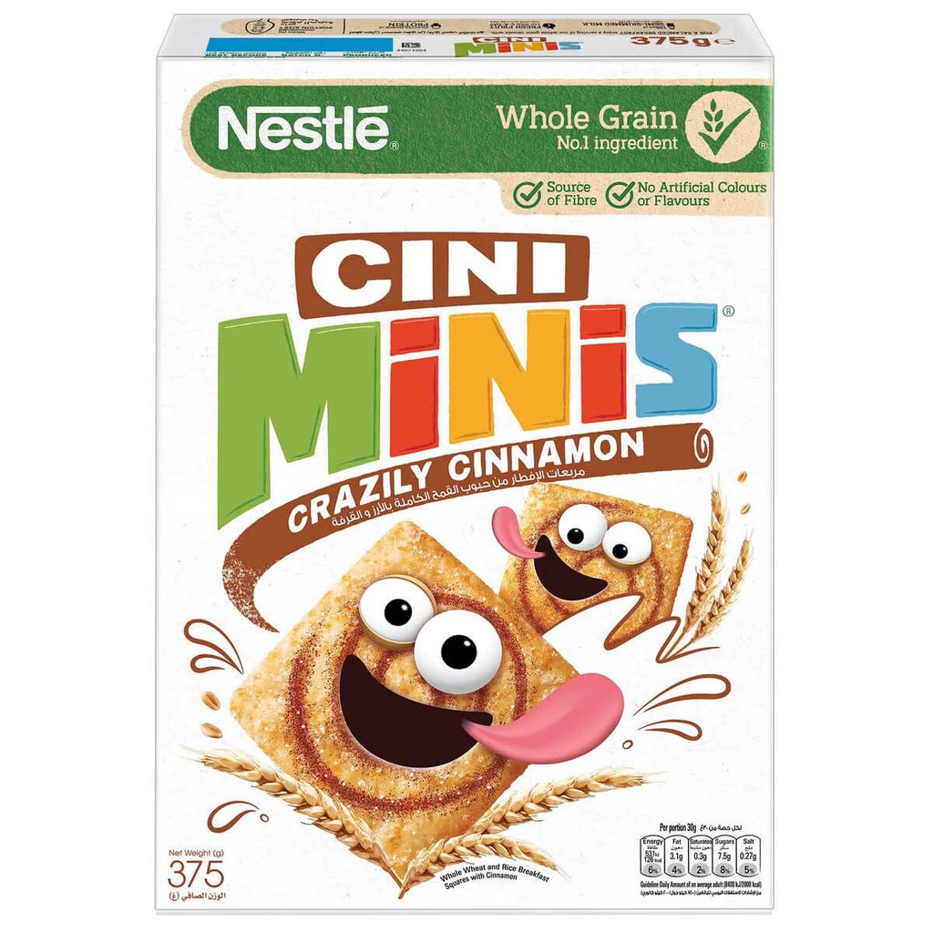 Nestle Cini Minis Cinnamon Breakfast Cereal 375g