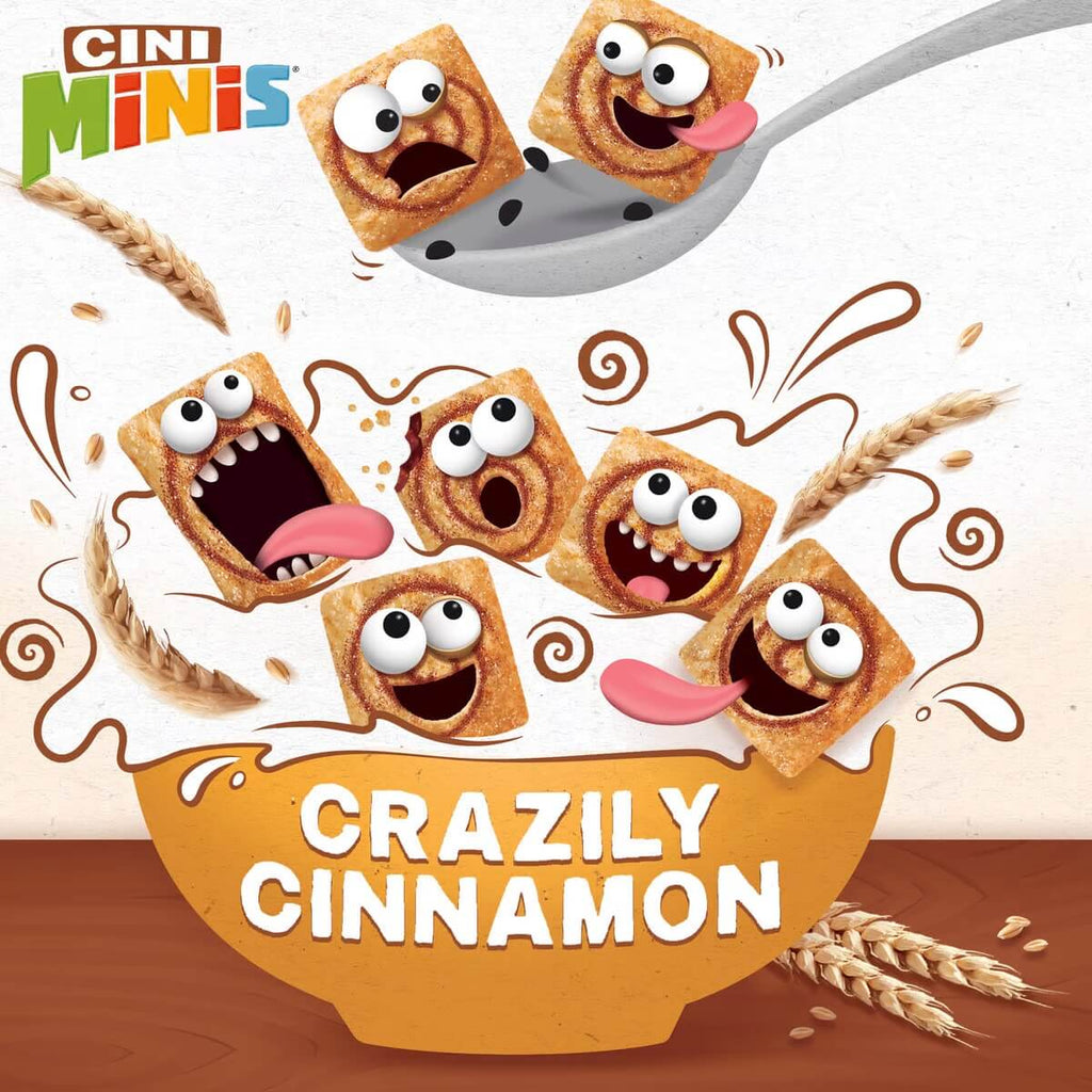 Nestle Cini Minis Cinnamon Breakfast Cereal 375g