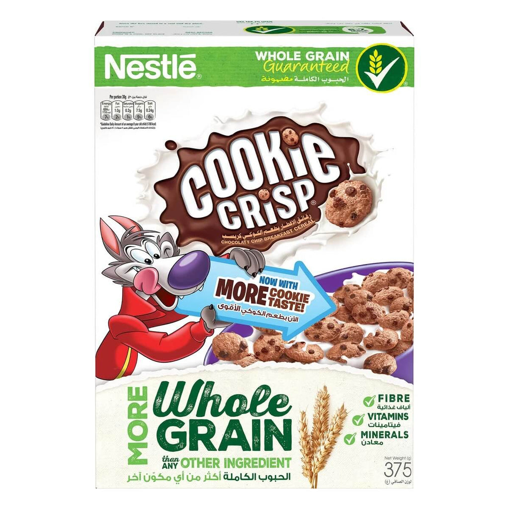 Nestle Cookie Crisp Chocolate Chip Breakfast Cereal 375g