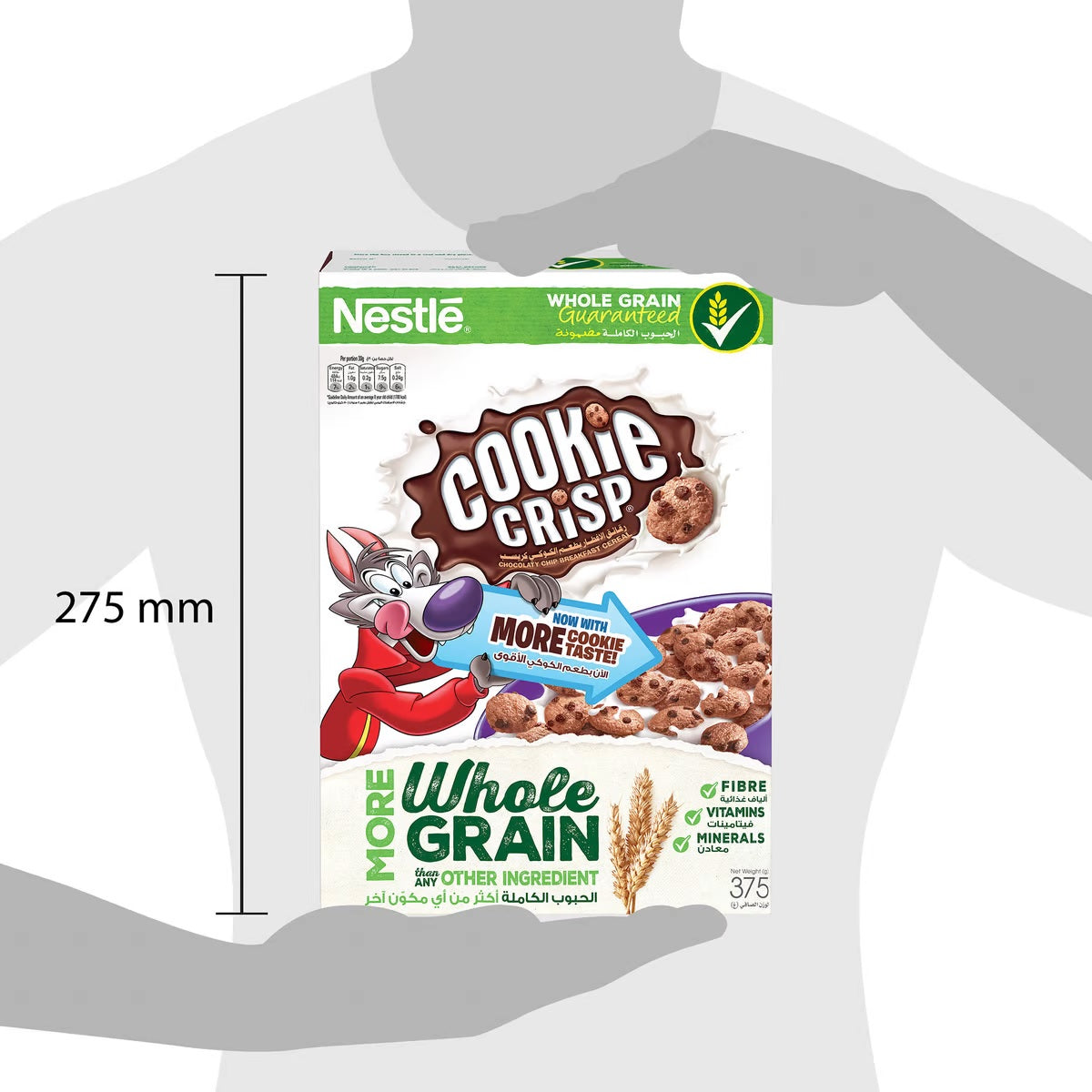Nestle Cookie Crisp Chocolate Chip Breakfast Cereal 375g