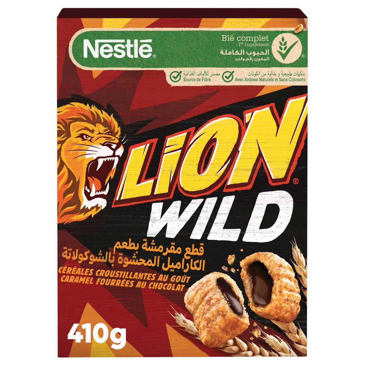 Nestle Lion Wild Cereal Caramel _ Chocolate 410g