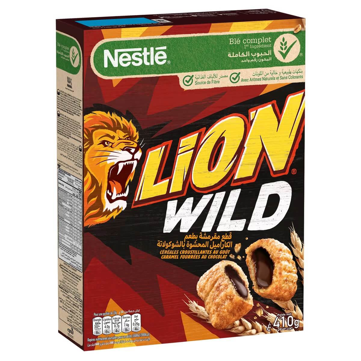 Nestle Lion Wild Cereal Caramel _ Chocolate 410g