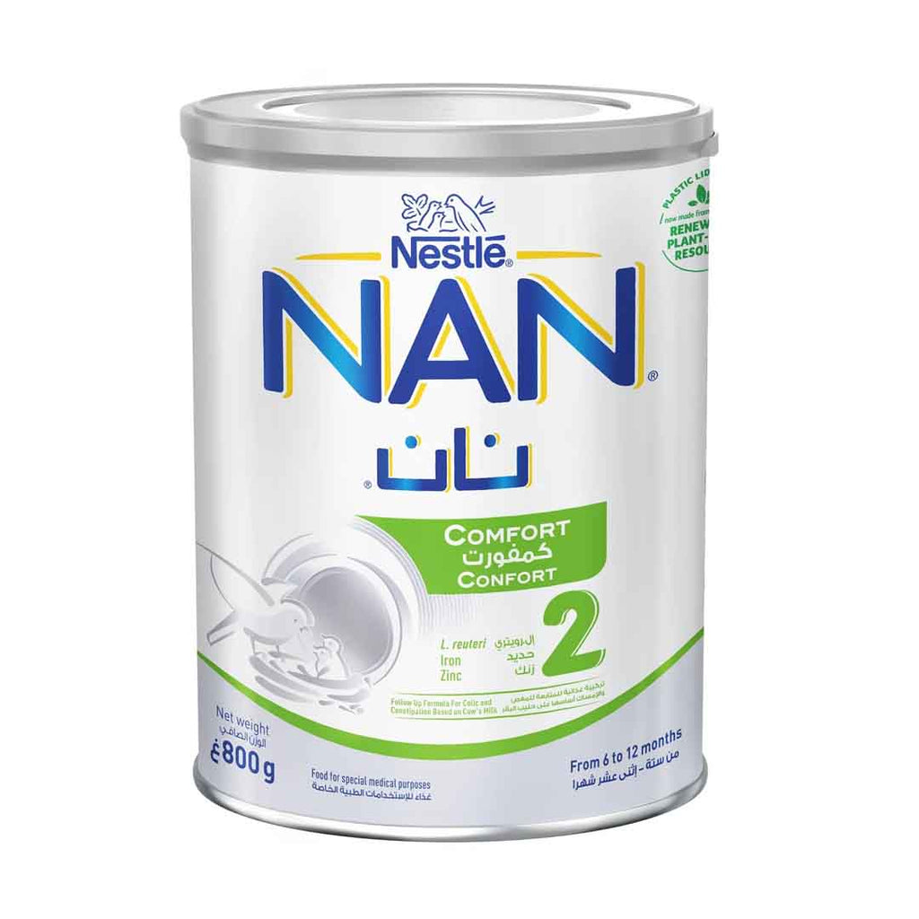 Nestle NAN Comfort 2 Follow Up Formula From 6 to 12 Months 800g.