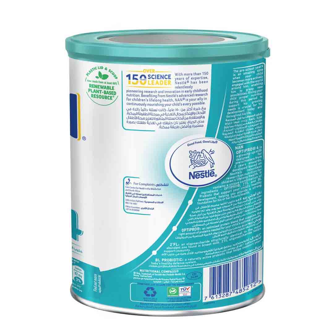 Nestle NAN Optipro Stage 3 Growing Up Formula From 1 to 3 Years 400g