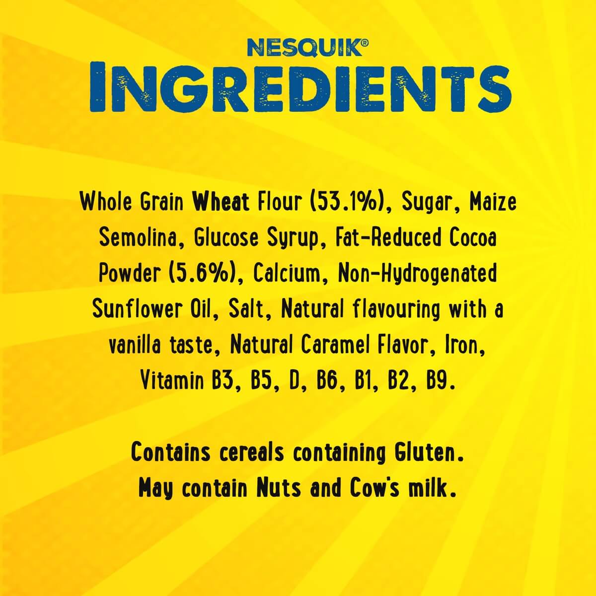 Nestle Nesquik Chocolate Breakfast Cereal 30g