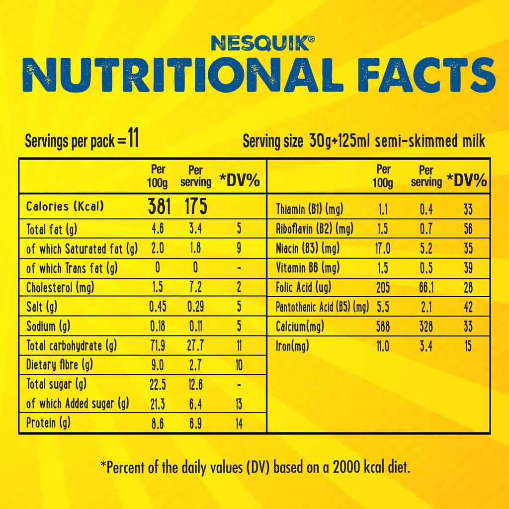 Nestle Nesquik Duo Breakfast Cereal 335g