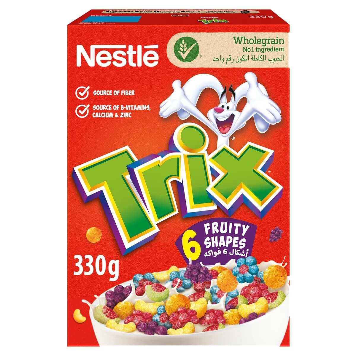 Nestle Trix 6 Fruity Shaped Breakfast Cereal 330g