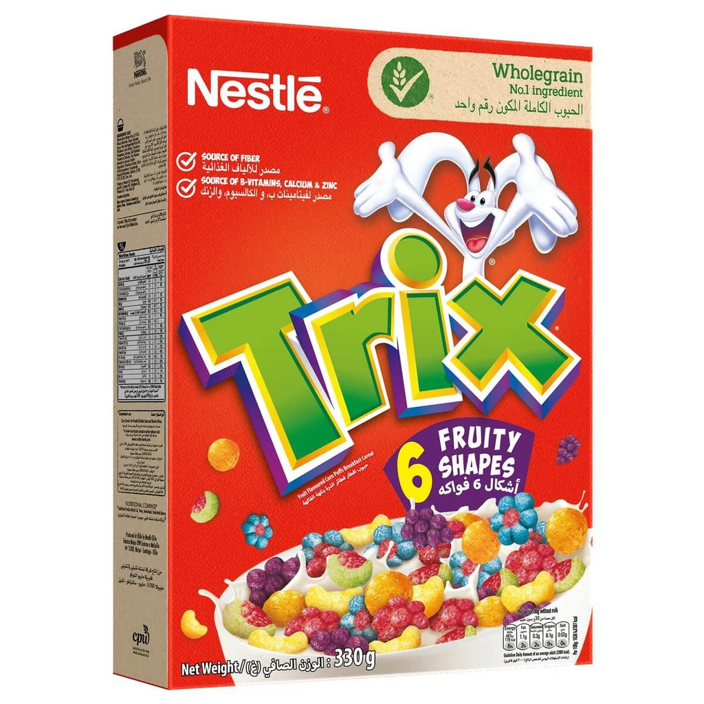 Nestle Trix 6 Fruity Shaped Breakfast Cereal 330g