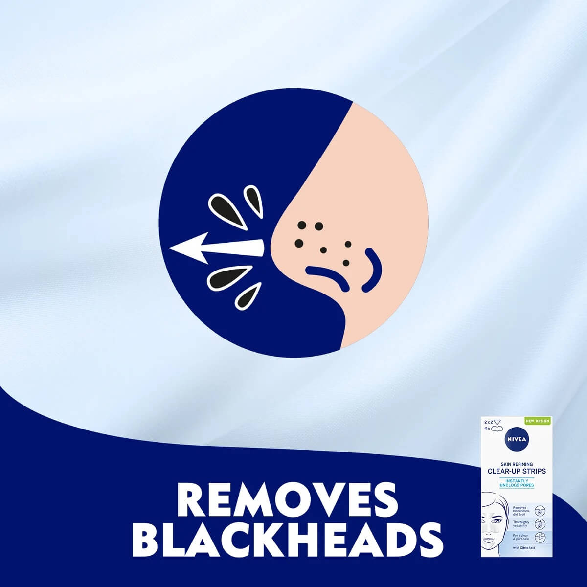 Nivea Refining Clear-Up Strips All Skin Types 6pcs