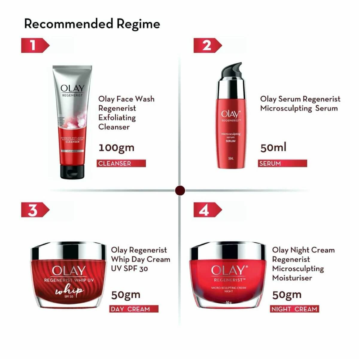 Olay Face Moisturizer Regenerist Micro-Sculpting Day Cream SPF 30 50g