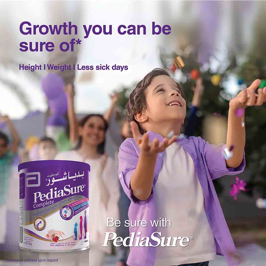 Pediasure Complete And Balanced Nutrition Strawberry Flavor 400g