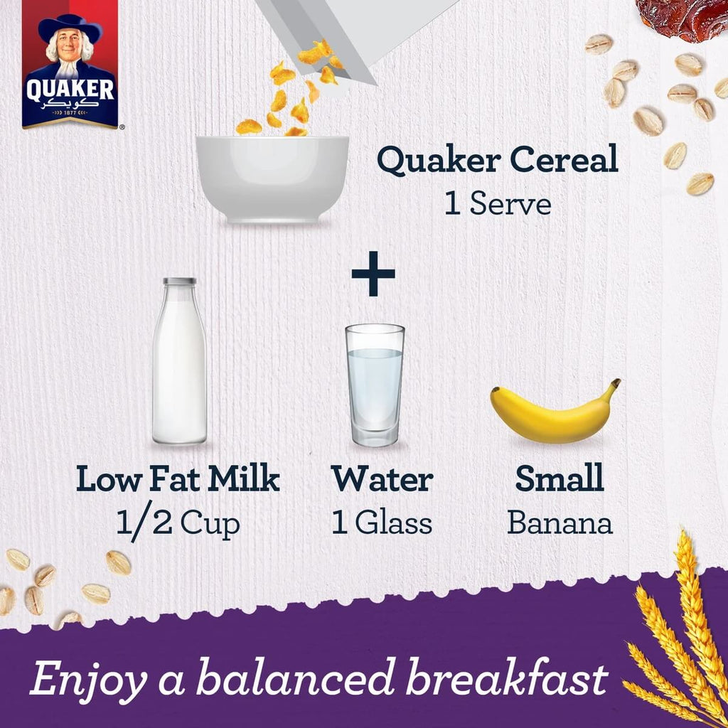 Quaker Crispy Oats Cereal Raisin _ Almond 400g