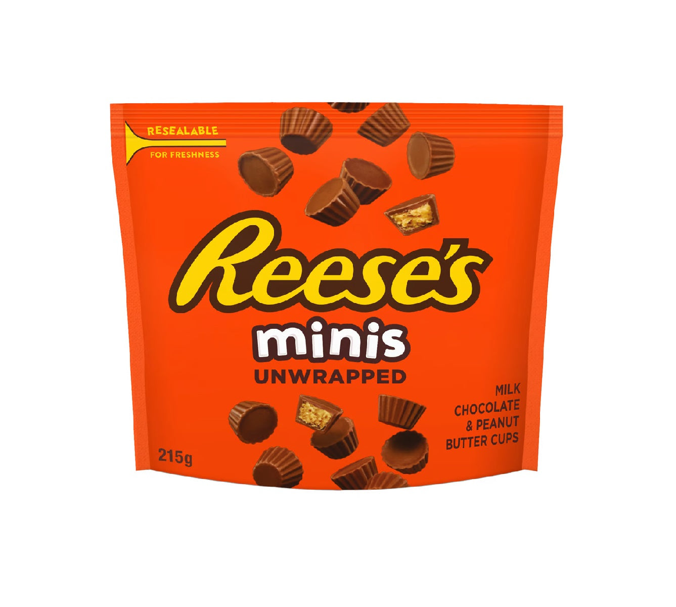 Reese’s Milk Chocolate & Peanut Butter Mini Cups, 215 g