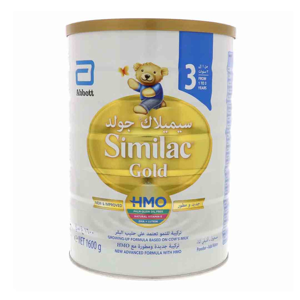 Similac Gold 3 HMO Growing Up Formula For 1-3 Years 1.6kg