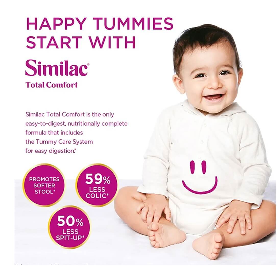 Similac Total Comfort Gold 2-FL Stage 1 Infant Formula From Birth To 6 Months 360g