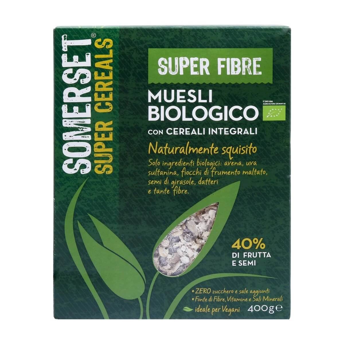 Somerset Super Cereals Organic Muesli 400g