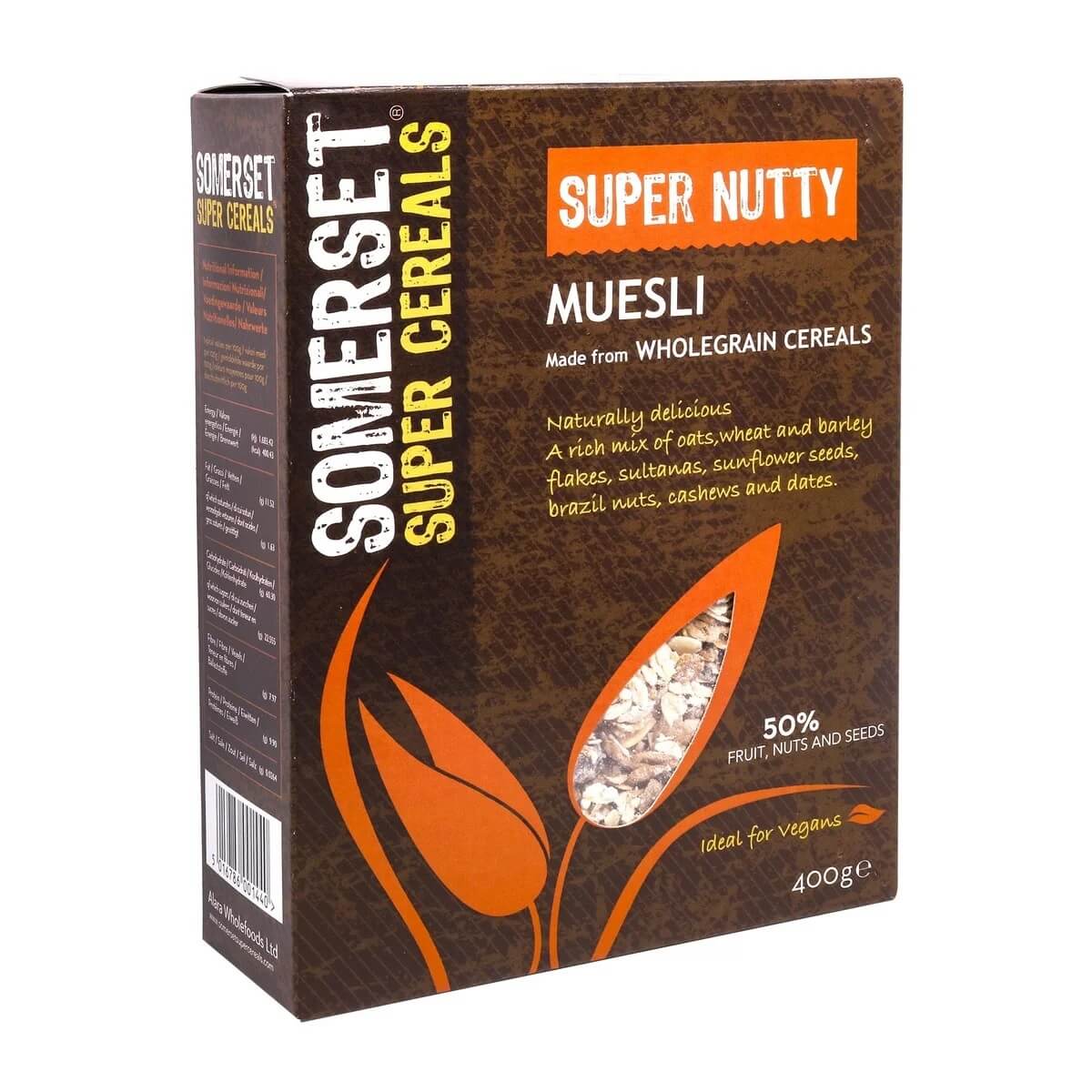 Somerset Super Cereals Super Nutty Muesli 400g