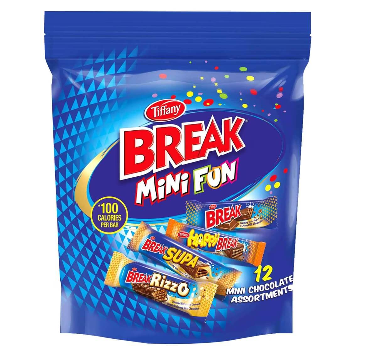Tiffany Break, Mini Fun Pouch Wafer Fingers, 169.5g
