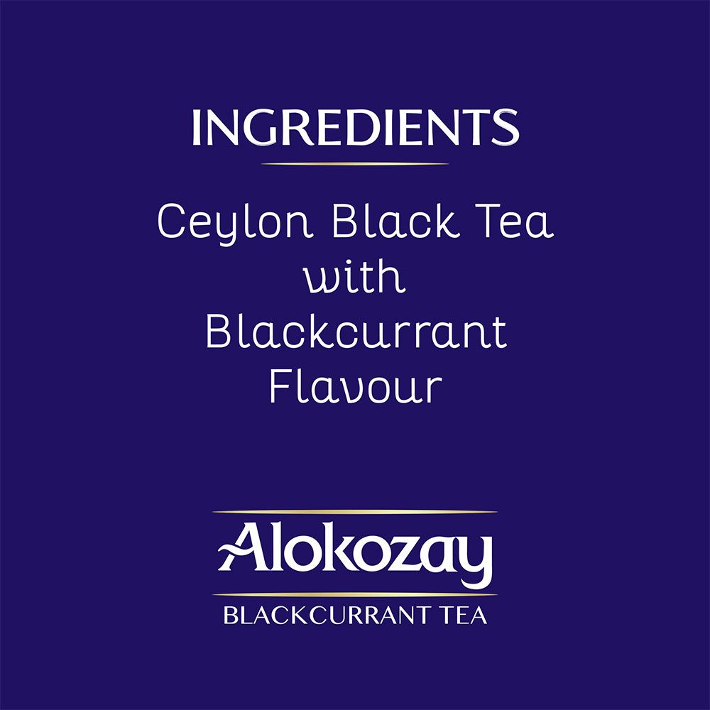 Alokozay Black Currant Tea - 25 Tea Bags