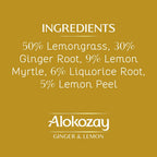 Alokozay Ginger & Lemon Tea Bag - 25 Tea Bags