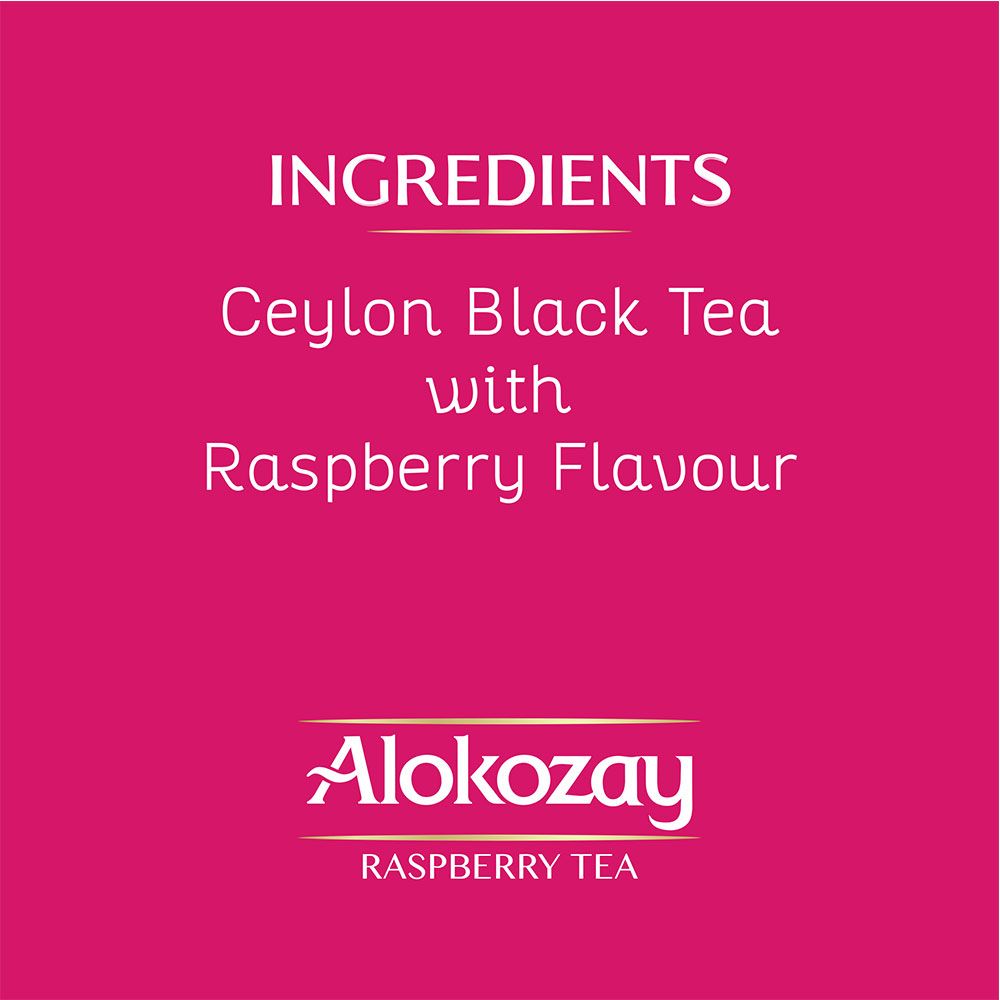 Alokozay Raspberry Tea - 25 Tea Bags