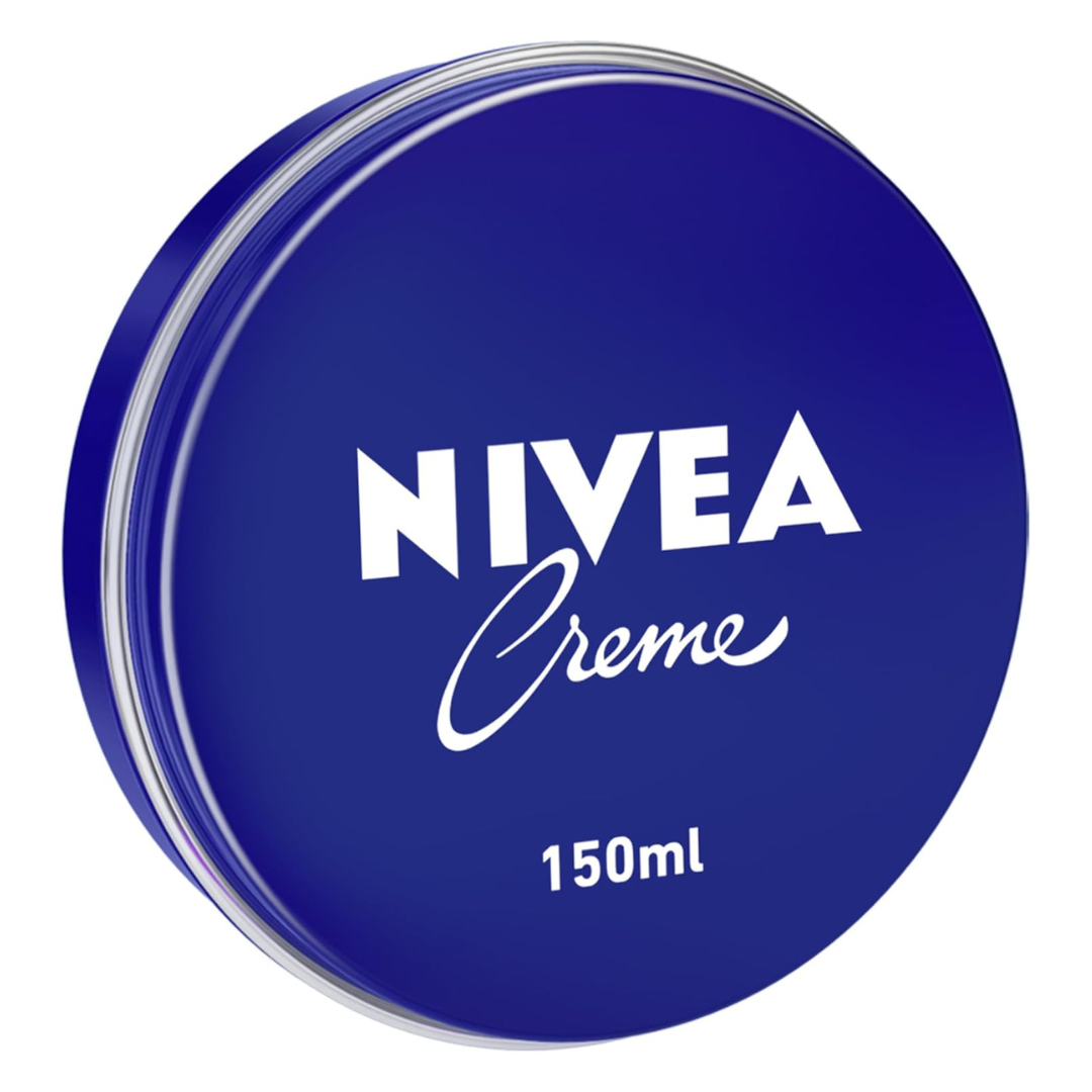 NIVEA Creme Tin Moisturizing Cream, Provides Intensive Protective Care for Soft and Supple Skin, Ideal for Daily Use as a Face, Hand, or Body, 150ml