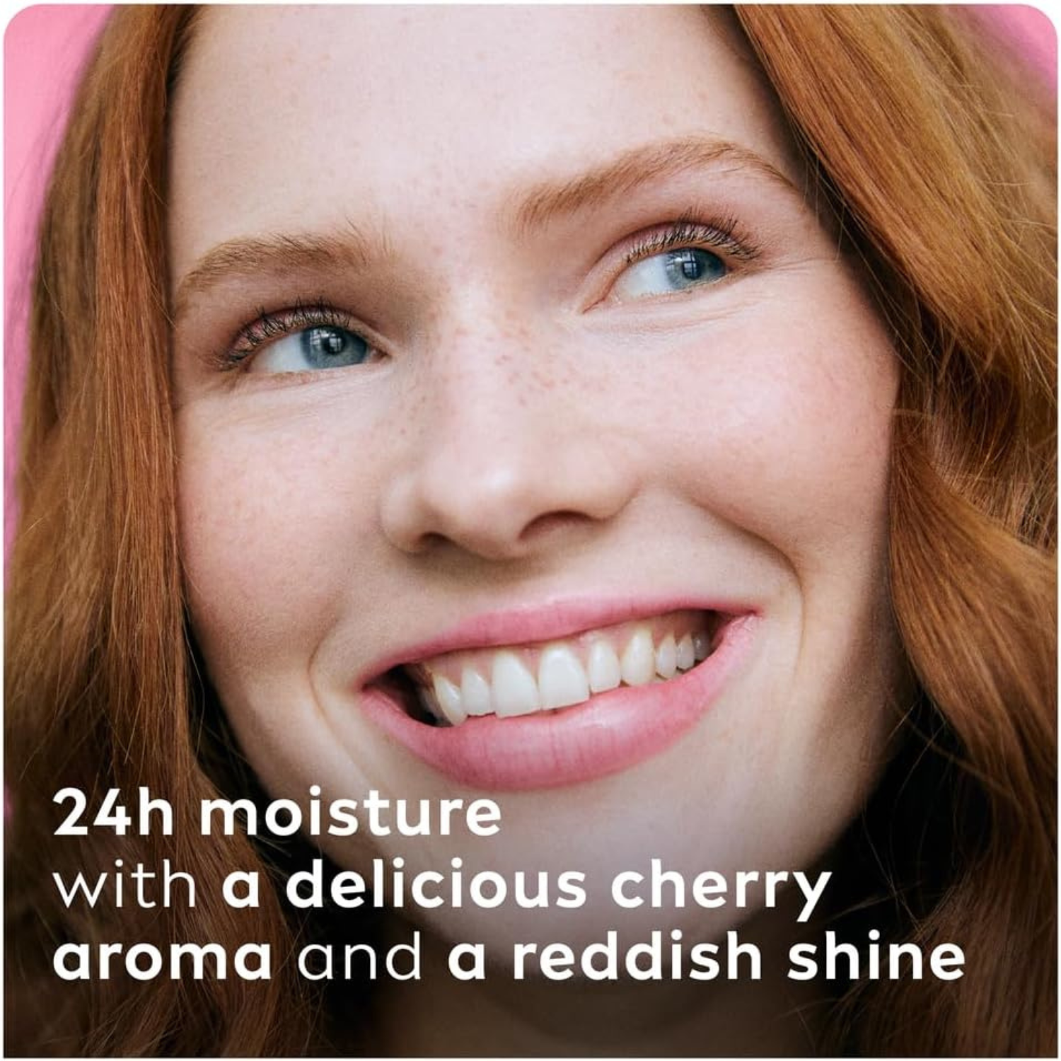 Labello Cherry Shine Lip Balm, 24H Melt-In Moisture, with Shea Butter and Natural Oils Enriched with Vitamins, with Natural Ingredients, Mineral Oil Free, Vegan, 4.8g