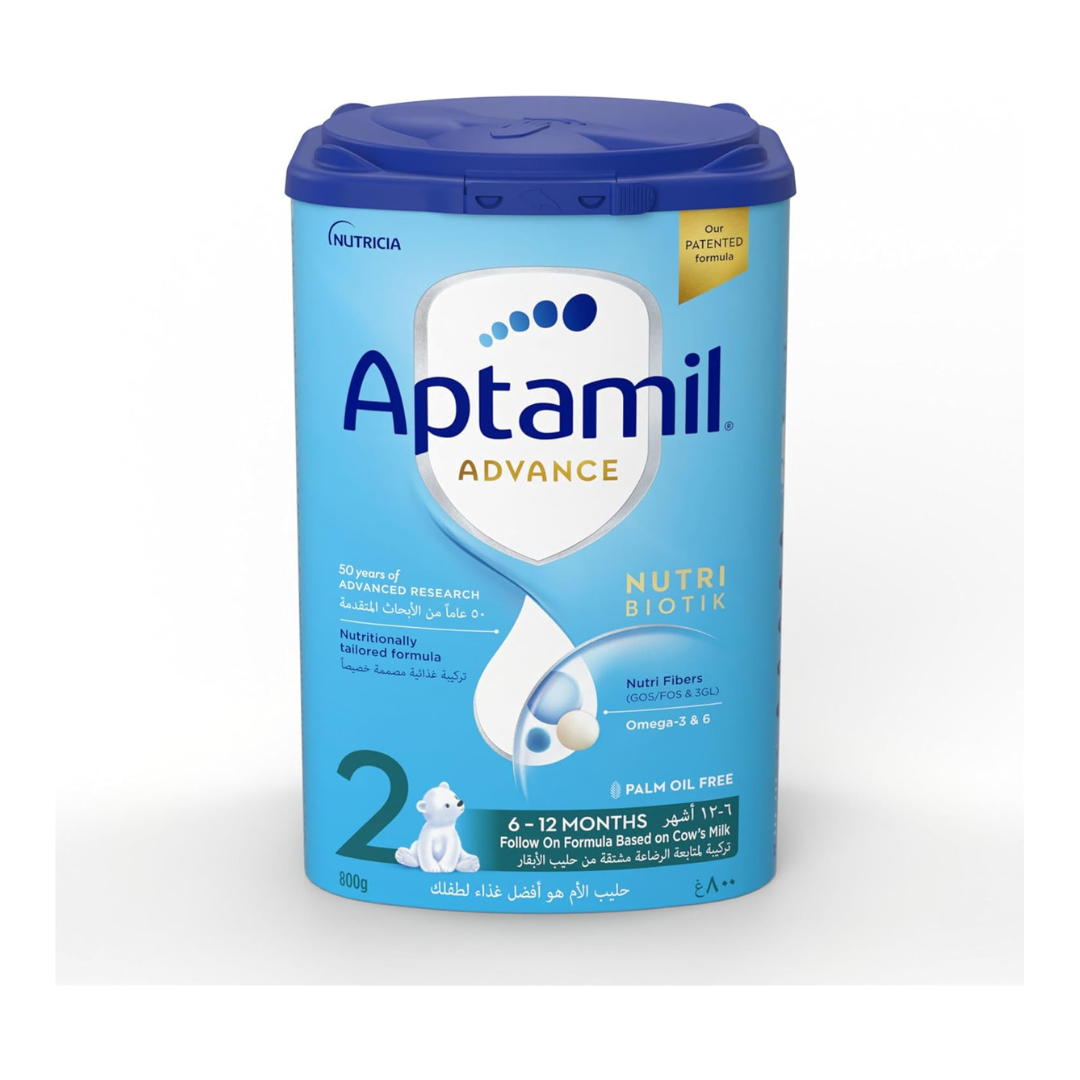 Aptamil Advance 2 Follow-On Formula Milk From 6-12 Months, Easy To Use Pack, 800g