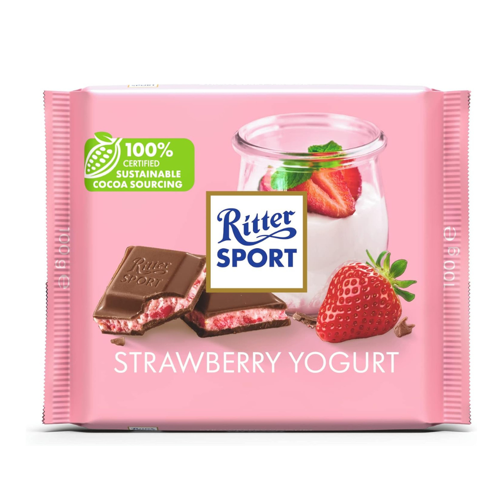 Ritter Sport Strawberry Yogurt Chocolate 100g