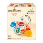 CERELAC Nestle Fruits & Vegetables Puree Pouch Apple Carrot Mango 90g, Pack of 4