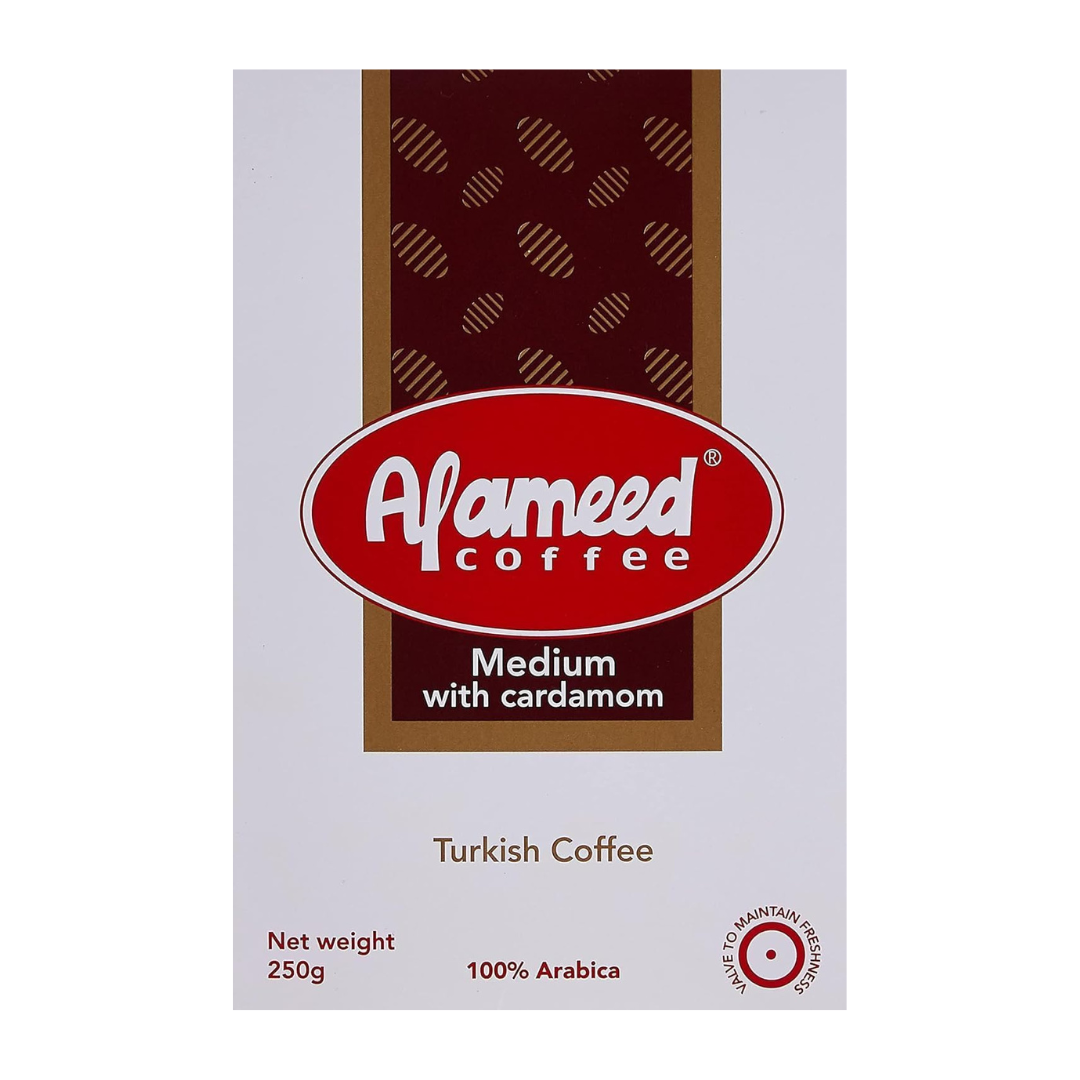 Al Ameed Cofee Alameed Turkish Medium With Cardamom