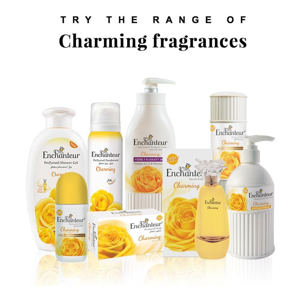 EnchantEUr Charming Eau De Toilette, Perfume For Women, Long Lasting Fragrance, 100 ml